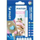 PILOT pigmentmarker PINTOR, fein, 6er set "PASTEL"