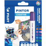 PILOT pigmentmarker PINTOR, medium, 6er set "CREATIVE"
