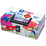FIMO werkzeug-set "Tool box", 15-teilig inkl. Modelliermasse