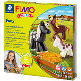 FIMO kids Modellier-Set form & play "Pony", level 2