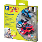 FIMO kids Modellier-Set form & play "Police race", level 3