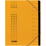 ELBA chic-Ordnungsmappe, a4 gelb, Fcher 1-12, Karton