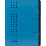ELBA chic-Ordnungsmappe, a4 blau, Fcher 1-7, Karton