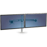 Fellowes doppel-monitorarm Lotus, silber