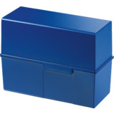 HAN Karteikasten, Polystyrol, a5 quer, blau, unbestückt