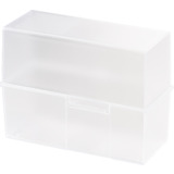 HAN Karteikasten, Polystyrol, a5 quer, weiß-transluzent