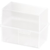 HAN Karteikasten, Polystyrol, a6 quer, weiß-transluzent