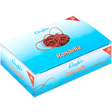 Lufer gummiringe RONDELLA im Karton, rot, 100 mm, 500 g