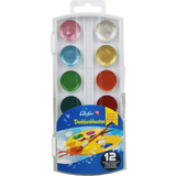 Lufer Deckfarbkasten, 8+4 Farben, aus Kunststoff