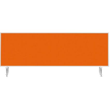 magnetoplan Tischtrennwand VarioPin, 1600 x 500 mm, orange