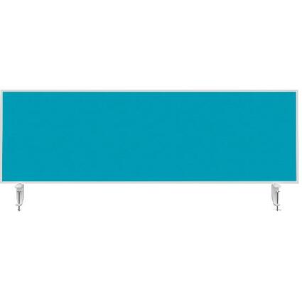 magnetoplan Tischtrennwand VarioPin, 1600 x 500 mm, türkis