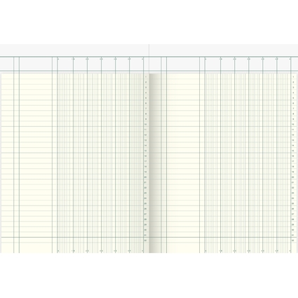 KNIG & EBHARDT Spaltenbuch DIN A4, 6 Spalten, 40 Blatt