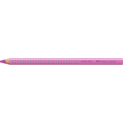 FABER-CASTELL Dreikant-Buntstift Jumbo GRIP, flamingopink
