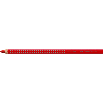 FABER-CASTELL Dreikant-Buntstift Jumbo GRIP, erdbeerrot