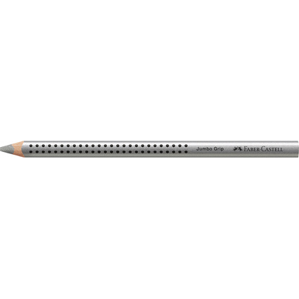 FABER-CASTELL Dreikant-Buntstift Jumbo GRIP, silber