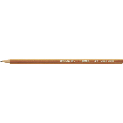 FABER-CASTELL Bleistift 1117, sechseckig, Hrtegrad: HB