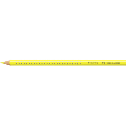 FABER-CASTELL Dreikant-Buntstift Colour GRIP, zitronengelb