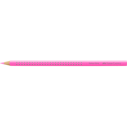 FABER-CASTELL Dreikant-Buntstift Colour GRIP, neonpink