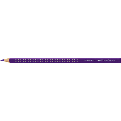 FABER-CASTELL Dreikant-Buntstift Colour GRIP, purpurviolett