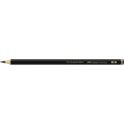 FABER-CASTELL Bleistift PITT GRAPHITE Matt, Hrtegrad: 4B