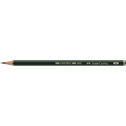 FABER-CASTELL Bleistift CASTELL 9000, Hrtegrad: HB