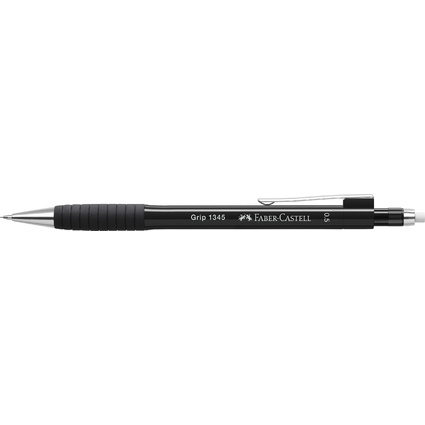 FABER-CASTELL Druckbleistift GRIP 1345, schwarz