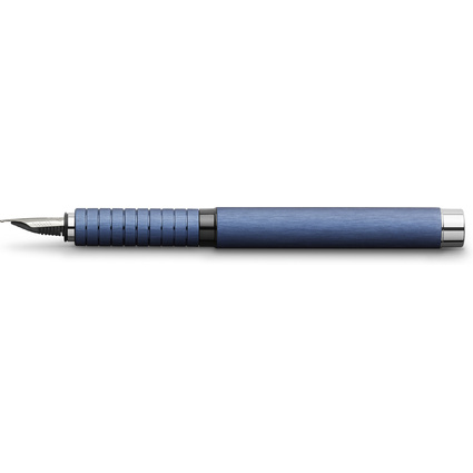 FABER-CASTELL Fllhalter Essentio Aluminium, blau, M