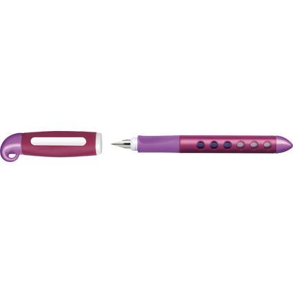 FABER-CASTELL Schul-Fllhalter Scribolino, brombeer