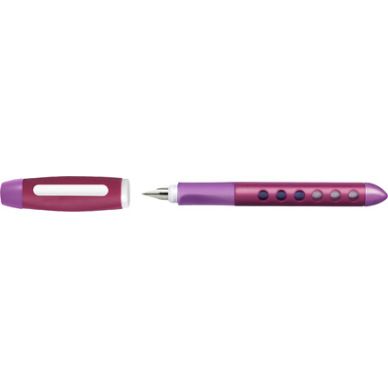 FABER-CASTELL Schul-Fllhalter Scribolino, brombeer