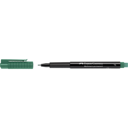 FABER-CASTELL Permanent-Marker MULTIMARK F, grn