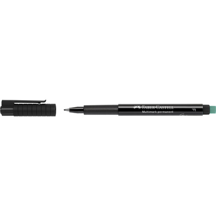 FABER-CASTELL Permanent-Marker MULTIMARK F, schwarz