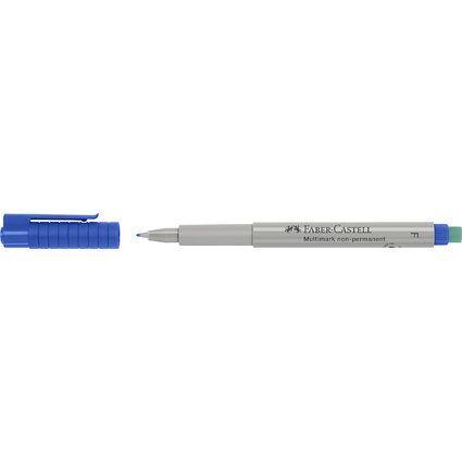 FABER-CASTELL NonPermanent-Marker MULTIMARK F, blau