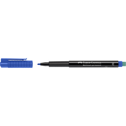 FABER-CASTELL Permanent-Marker MULTIMARK M, blau