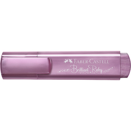 FABER-CASTELL Textmarker TEXTLINER 46 METALLIC, rubin