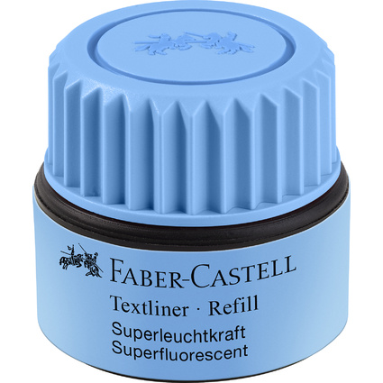 FABER-CASTELL Nachfüll-Station TEXTLINER 1549, leuchtblau