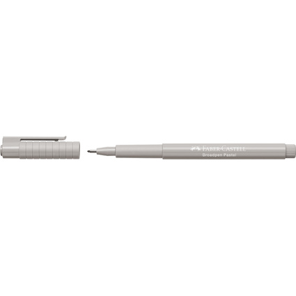 FABER-CASTELL Fineliner BROADPEN Pastell, pastellgrau