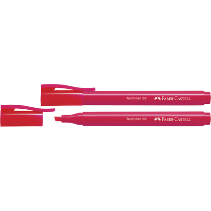 FABER-CASTELL Textmarker TEXTLINER 38, rot