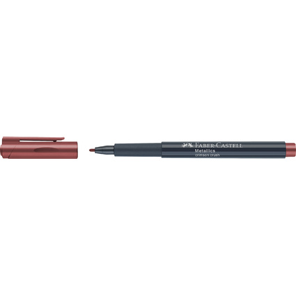 FABER-CASTELL Metallics Marker, rot