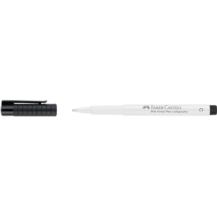 FABER-CASTELL Tuschestift PITT artist pen, weiß