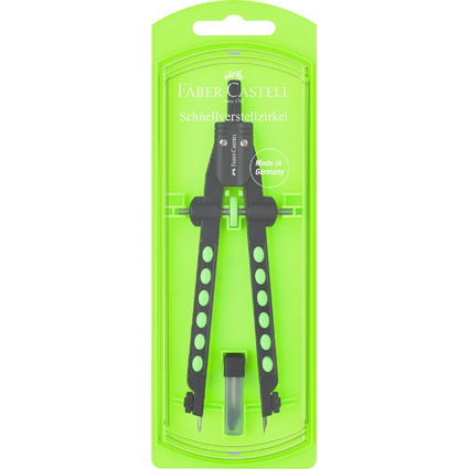FABER-CASTELL Schnellverstellzirkel FACTORY NEON