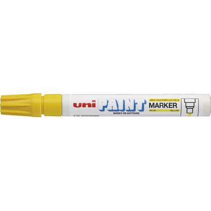 uni-ball Permanent-Marker PAINT (PX-20), gelb