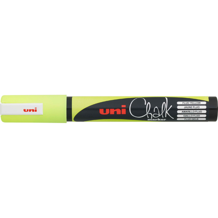 uni-ball Kreidemarker Chalk marker PWE5M, neon-gelb