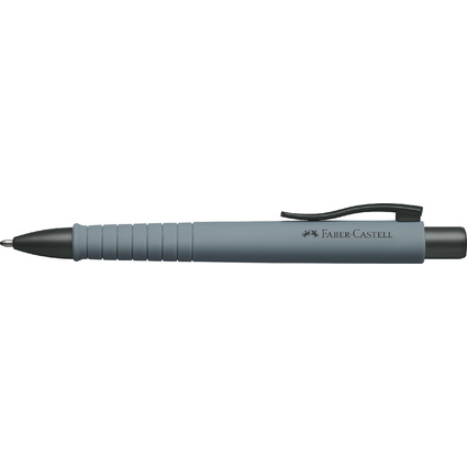 FABER-CASTELL Druckkugelschreiber POLY BALL XB, stone grey