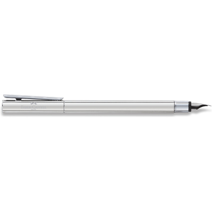 FABER-CASTELL Fllhalter NEO Slim Edelstahl, glnzend, M