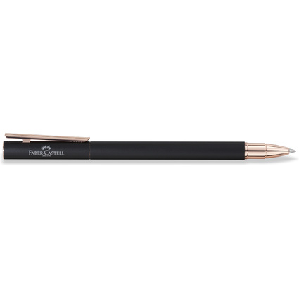 FABER-CASTELL Tintenroller NEO Slim Metall, schwarz/rosé