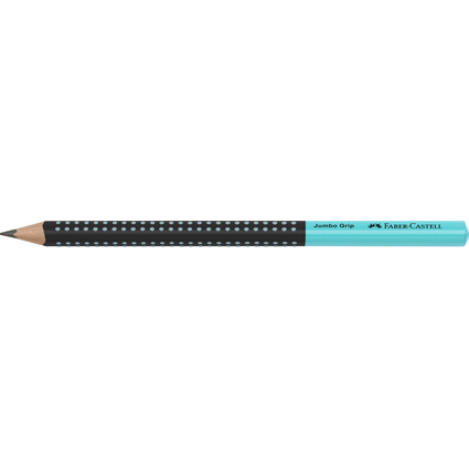 FABER-CASTELL Bleistift Jumbo GRIP TWO TONE, trkis