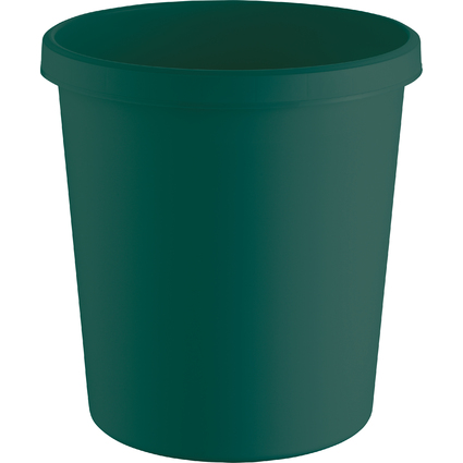 helit Papierkorb "the green german", 18 Liter, grn