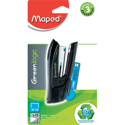 Maped Heftgert Pocket Nr. 10 Greenlogic, farbig sortiert