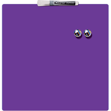 nobo Weiwandtafel, quadratisch, (B)360 x (H)360 mm, violett