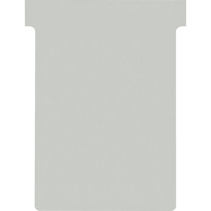 nobo T-Karten, Gre 3 / 92 mm, 170 g/qm, grau